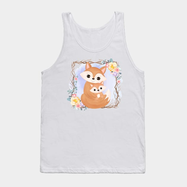 fox Tank Top by O2Graphic